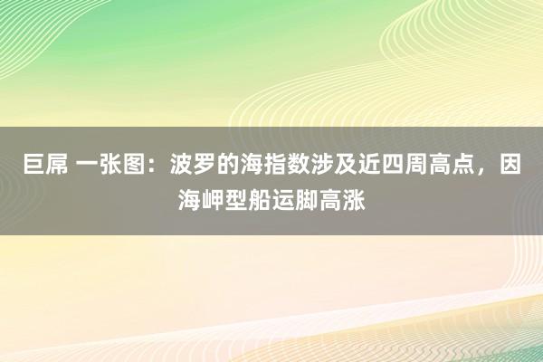 巨屌 一张图：波罗的海指数涉及近四周高点，因海岬型船运脚高涨